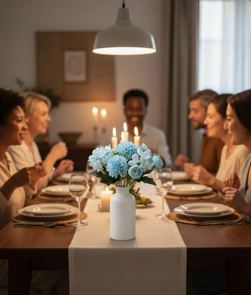 Set 4 Ramo Flores Artificiales Belleza Encanto Hogar Jhn-2