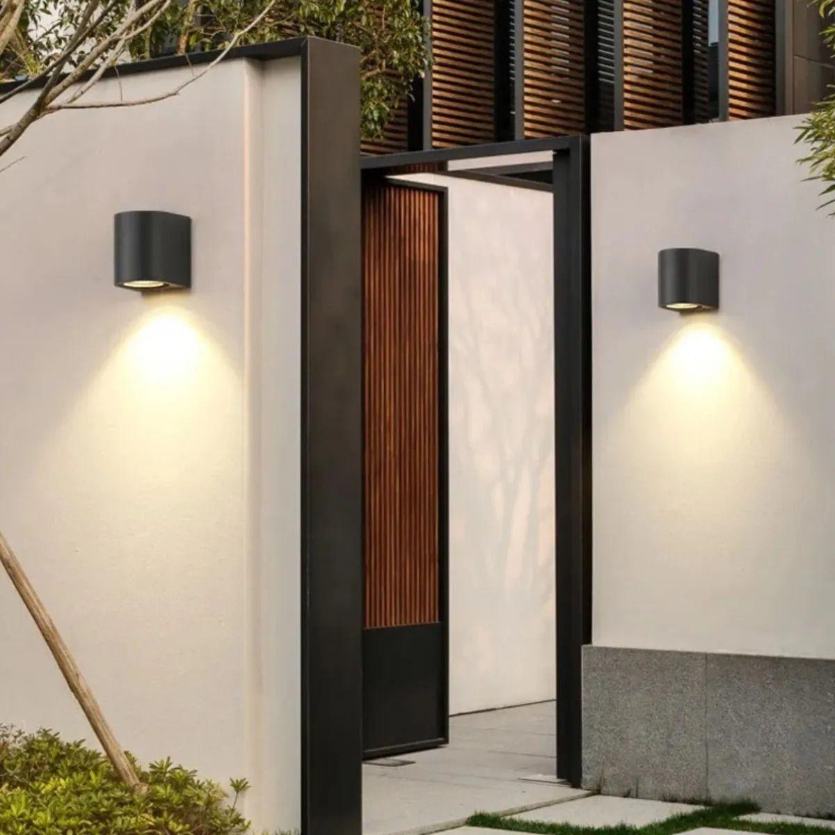 Foco Aplique Pared Led Moderno Exterior Impermeable ALJ-2