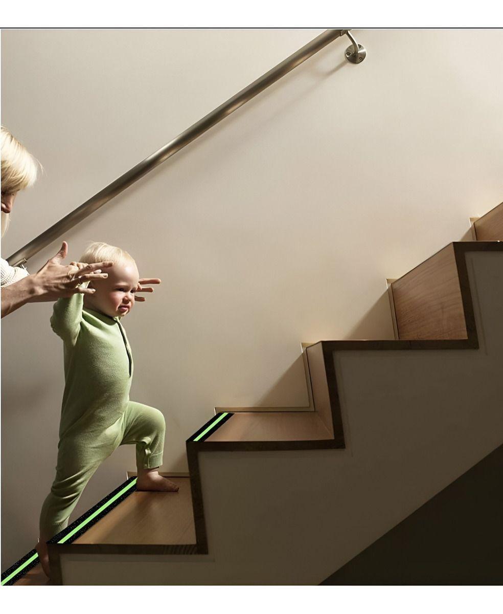 Cinta Seguridad Adhesiva Antideslizante Luminosa 15m Jhn-8