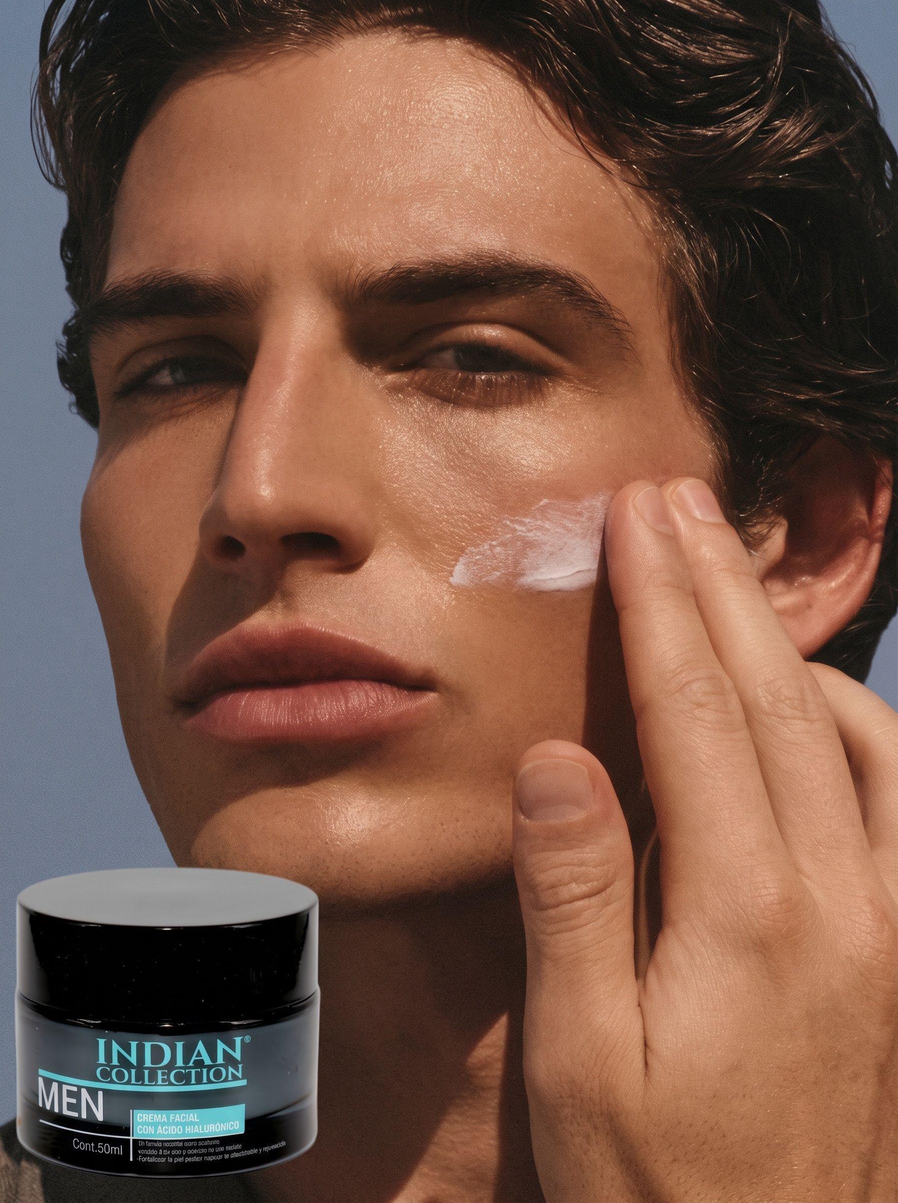 CREMA FACIAL DE HOMBRE ACIDO HIALURONICO HIDRATA LAU-2