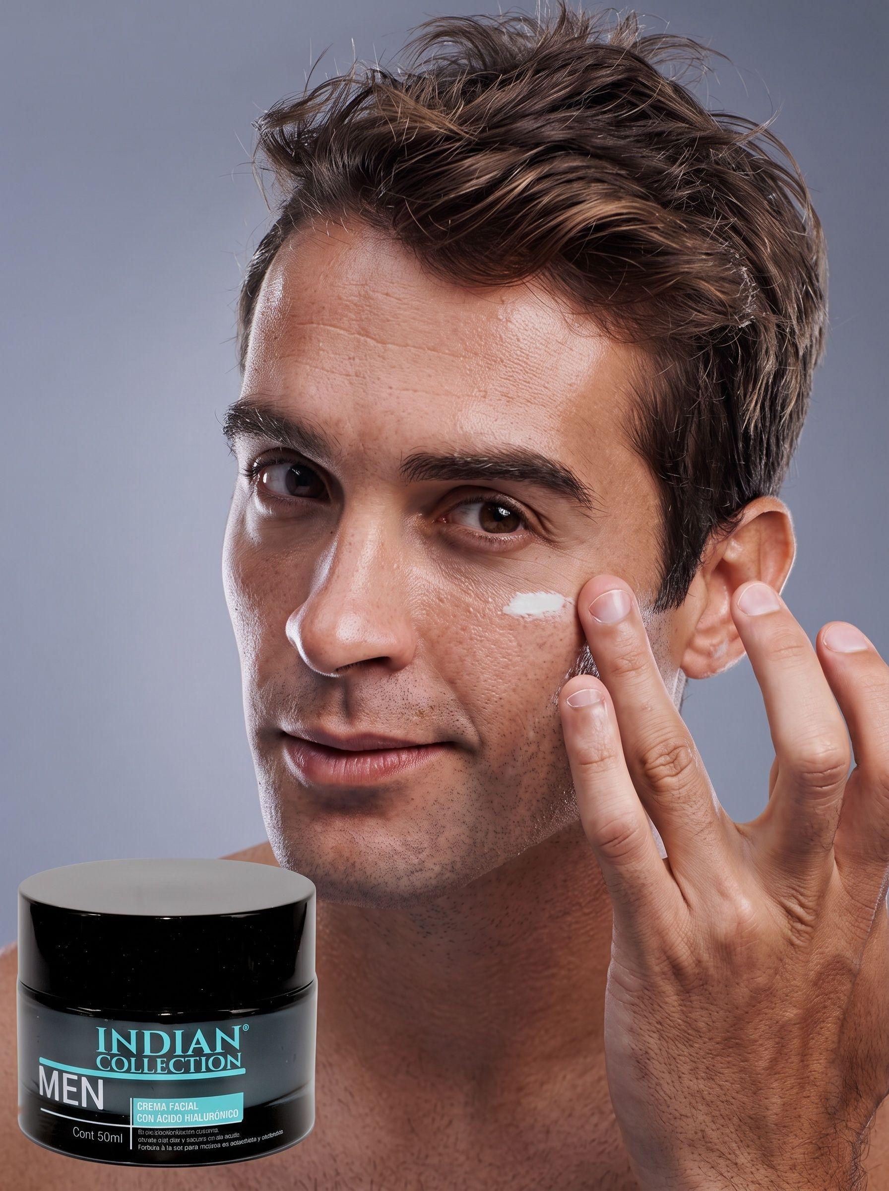 CREMA FACIAL DE HOMBRE ACIDO HIALURONICO HIDRATA LAU-3