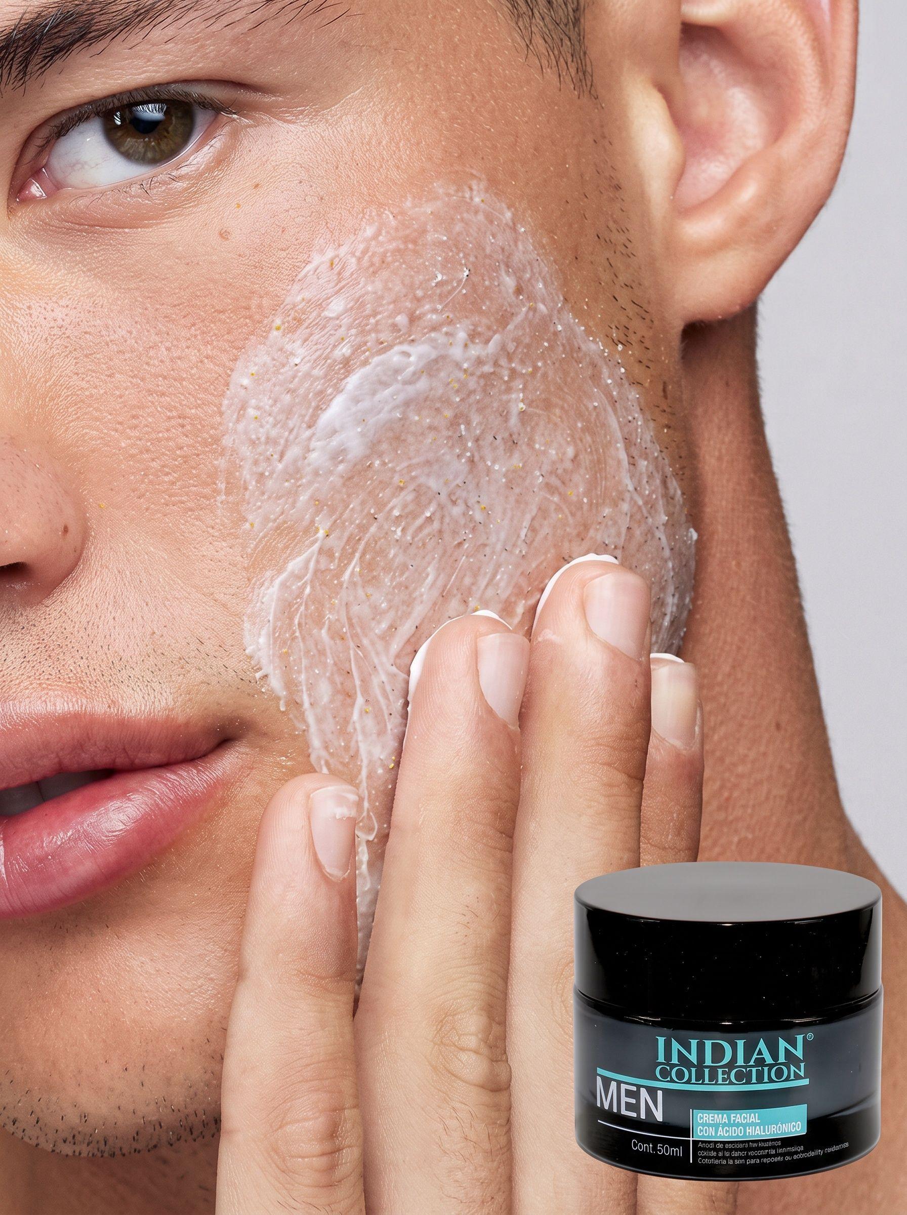 CREMA FACIAL DE HOMBRE ACIDO HIALURONICO HIDRATA LAU-4