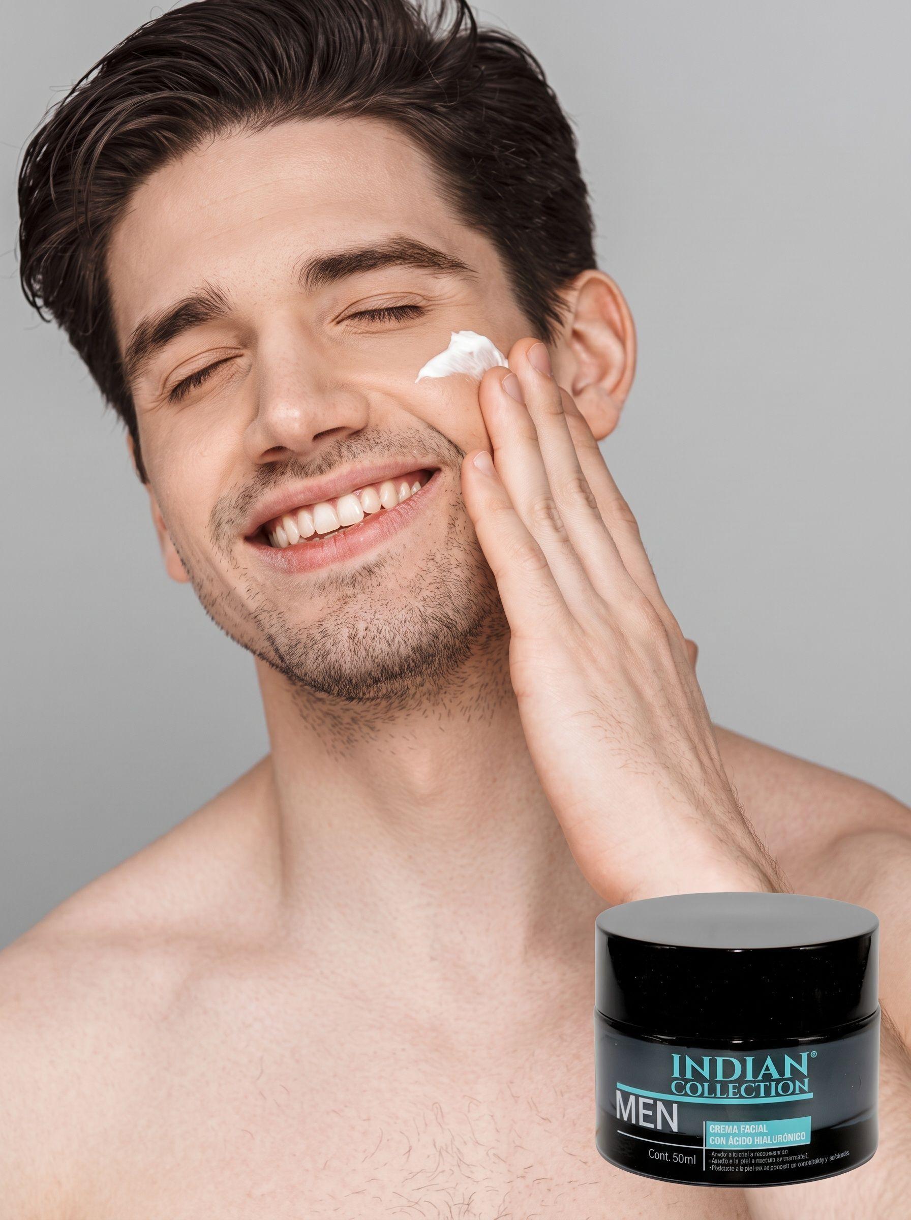 CREMA FACIAL DE HOMBRE ACIDO HIALURONICO HIDRATA LAU-6