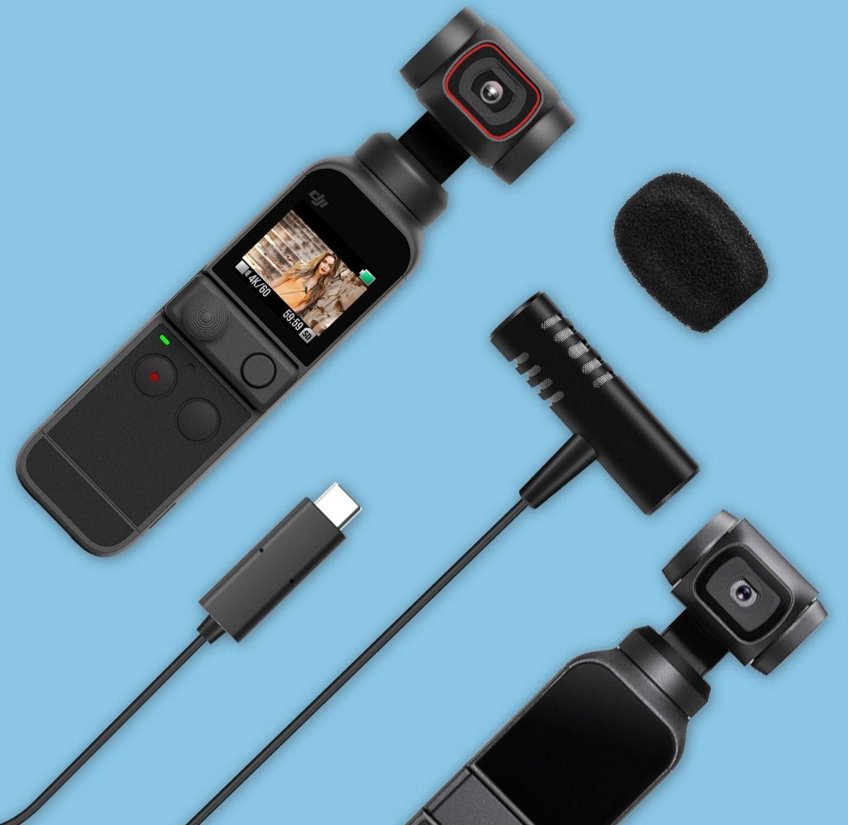 MICRÓFONO DIGITAL USB Tipo C Solapa Estabilizador de Video-8