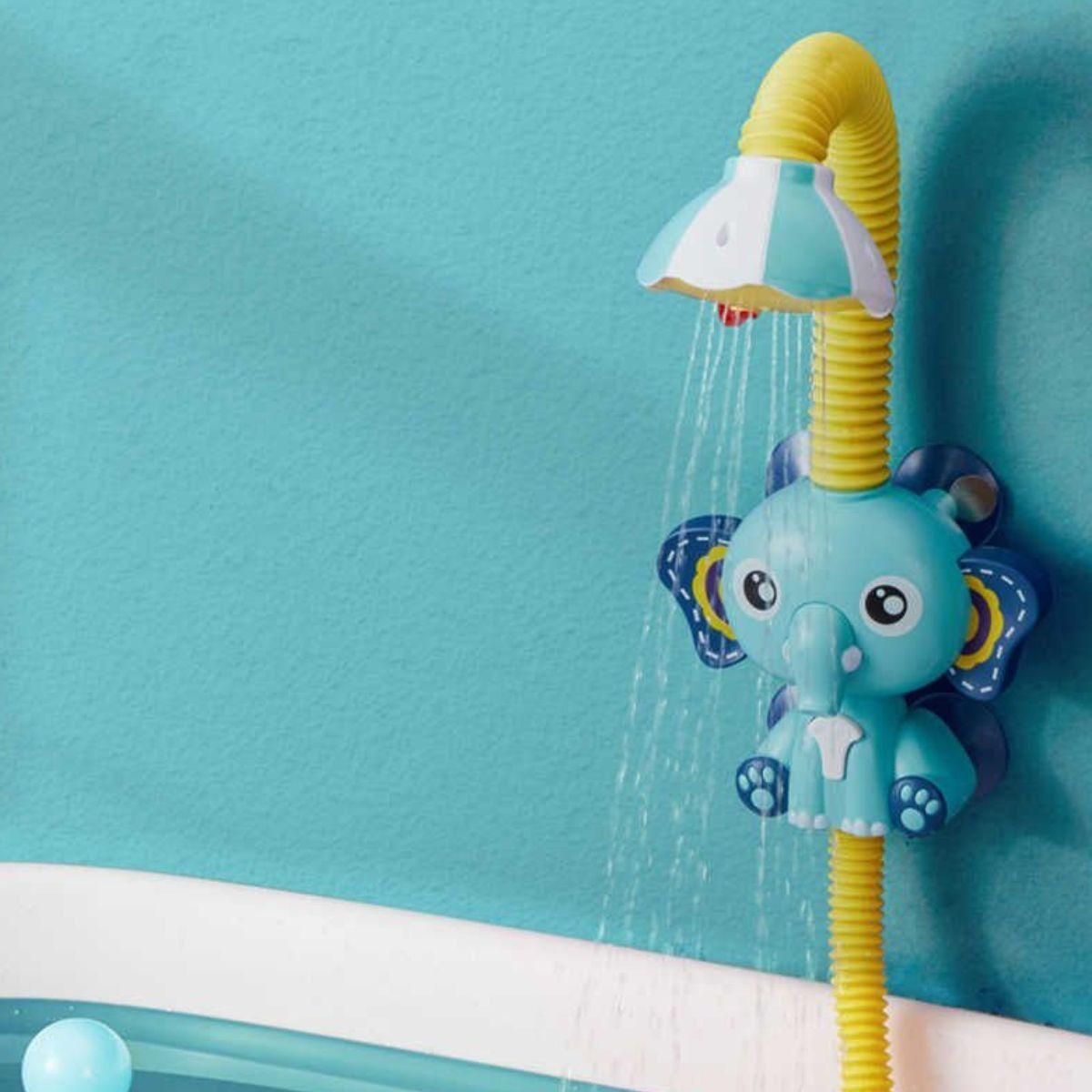 JUGUETE PARA BAÑO FORMA ELEFANTE HORA DE BAÑO DUCHA BEBE LAU-3