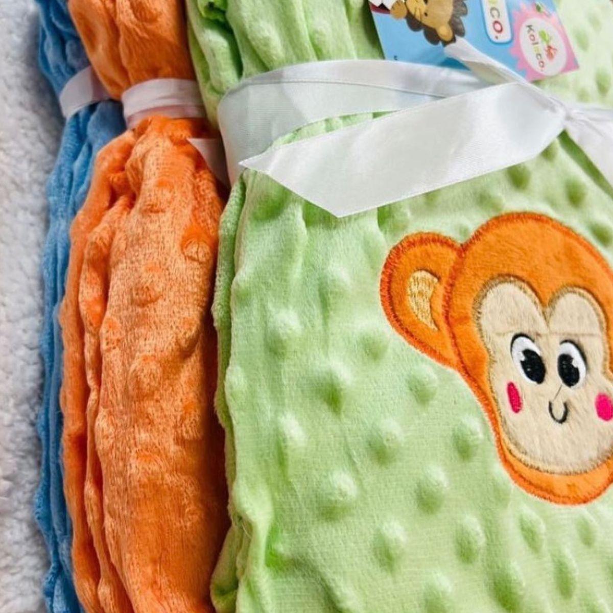 MANTA DE POLAR INFANTIL SUAVE ABRIGO PARA BEBE LAU-3