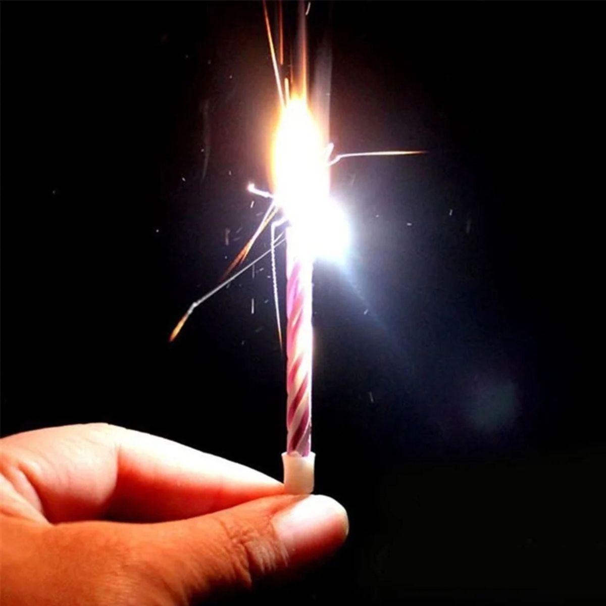 Set 15 Velas Mágicas Pastel Cumpleaños Divertidas Jhn-5