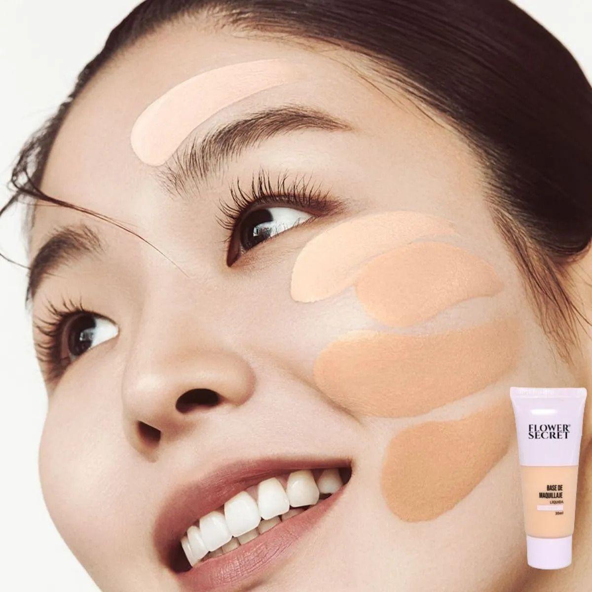 PACK 4 BASES DE MAQUILLAJE LIQUIDA COBERTURA LIGERA 30ML LAU-1