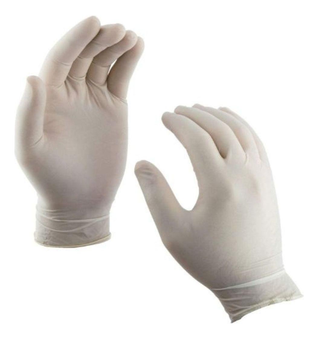 PACK GUANTES DE LATEX 100 PCS TALLA L DESCARTABLE LAU-0