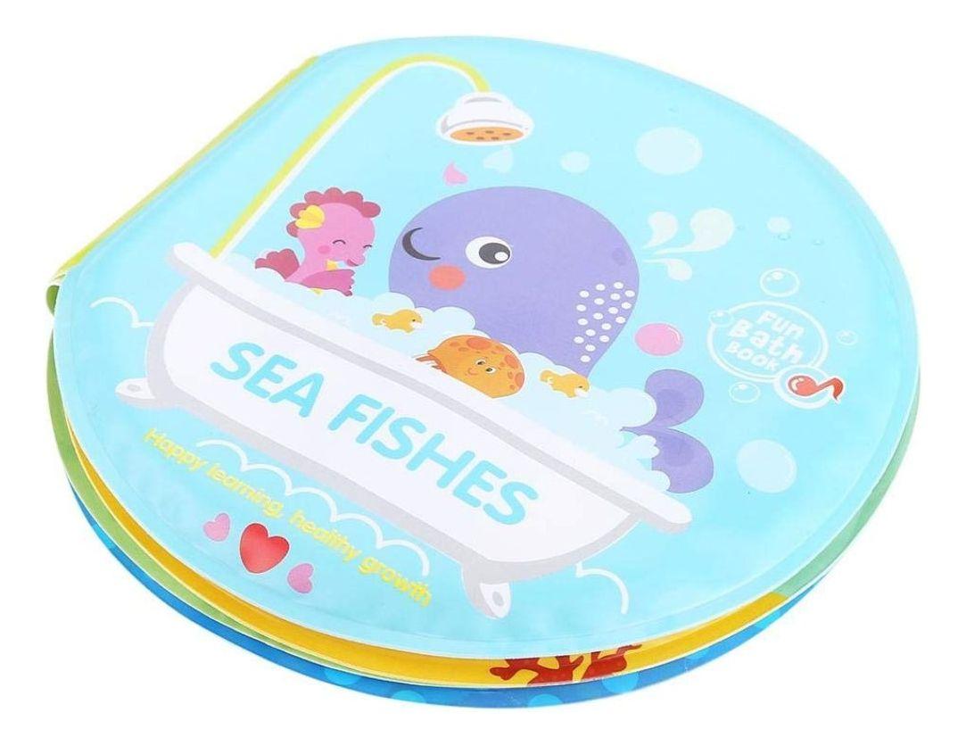 SET 3 LIBRO IMPERMEABLE JUGUETE SENSORIAL DIDACTICO BEBE LAU-0