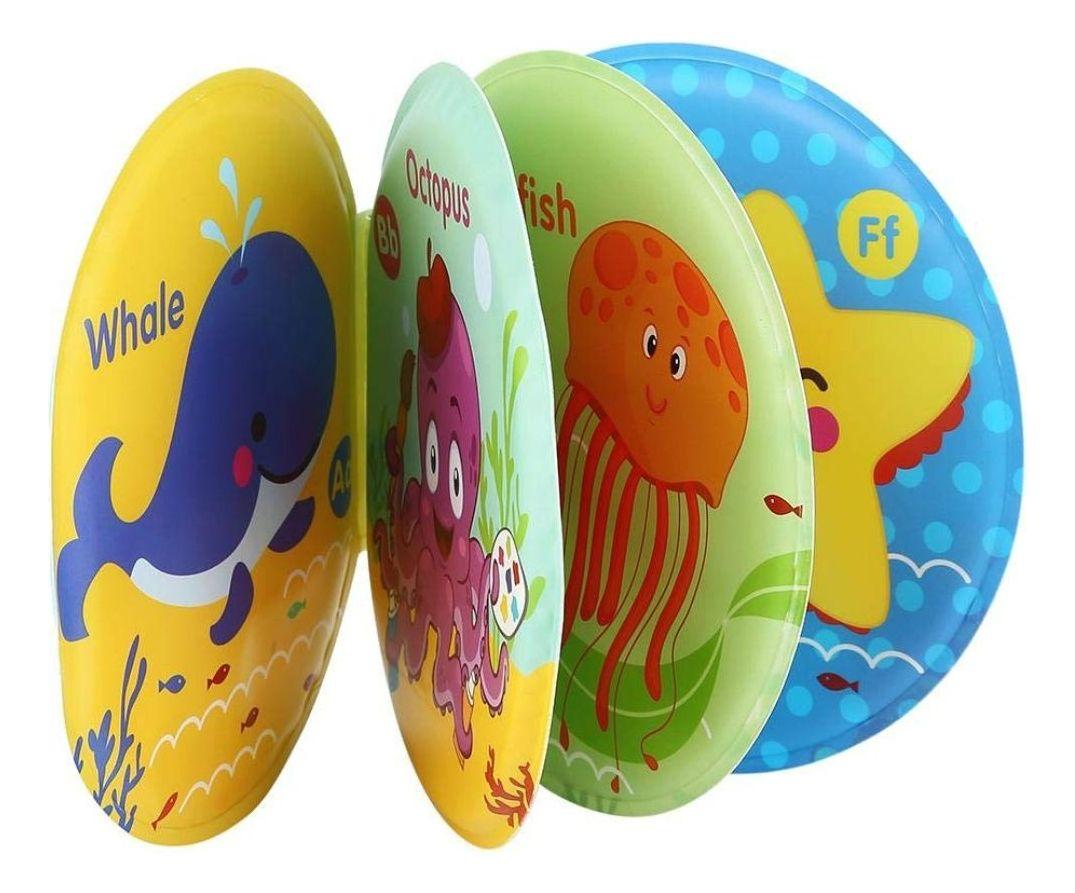 SET 3 LIBRO IMPERMEABLE JUGUETE SENSORIAL DIDACTICO BEBE LAU-3