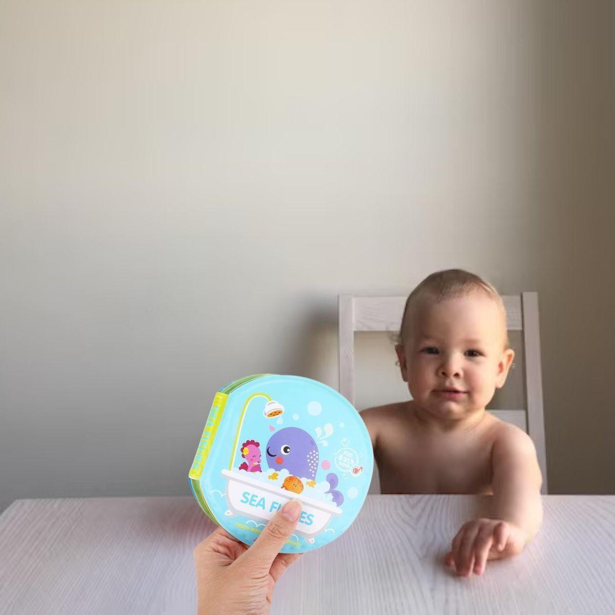 SET 3 LIBRO IMPERMEABLE JUGUETE SENSORIAL DIDACTICO BEBE LAU-7