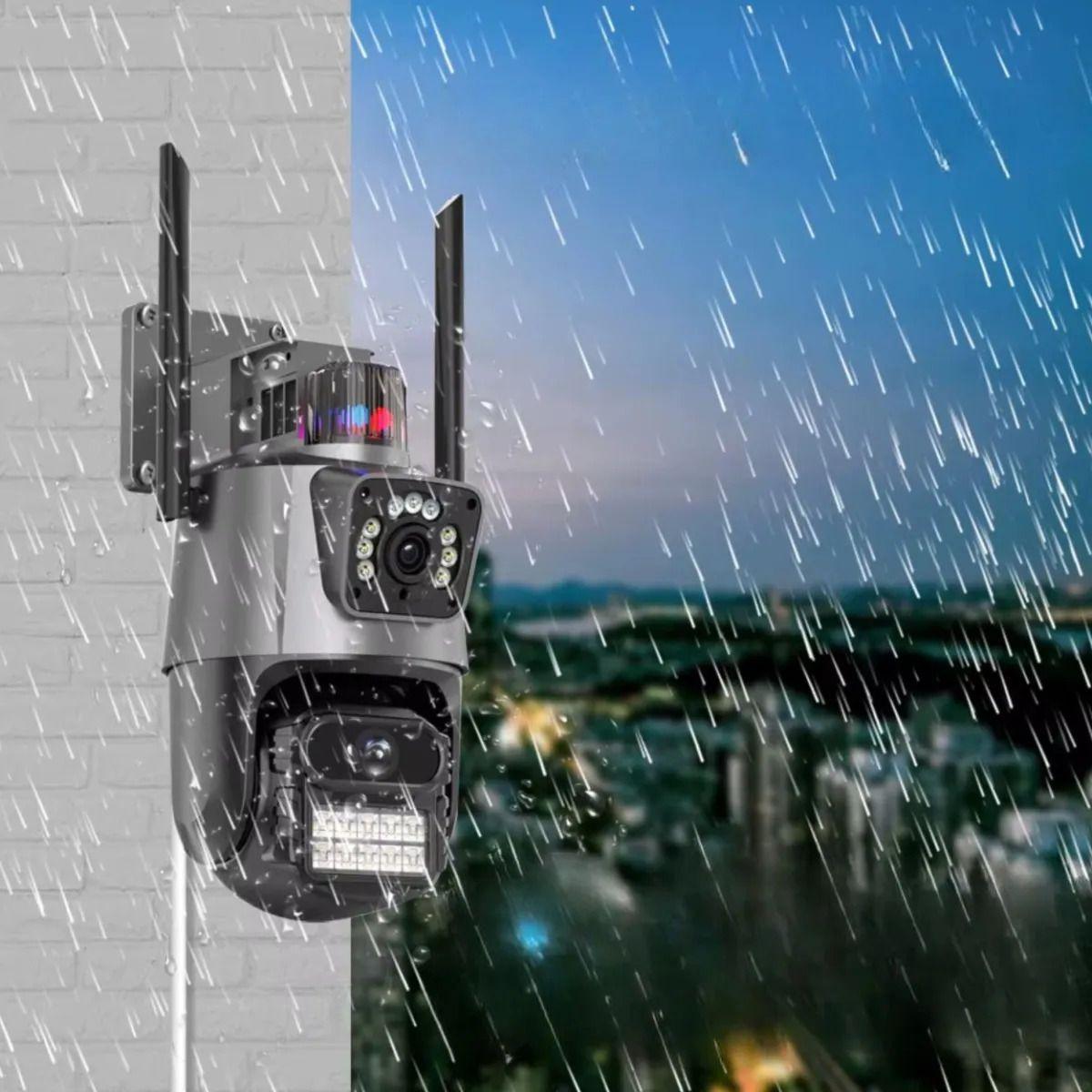 Cámara Seguridad Wifi Doble Lente Ptz Exterior Icsee ALJ-9
