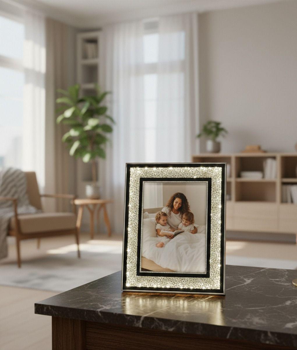 Marco Fotos Decorativo Elegante USB Adorno Hogar Jhn-9