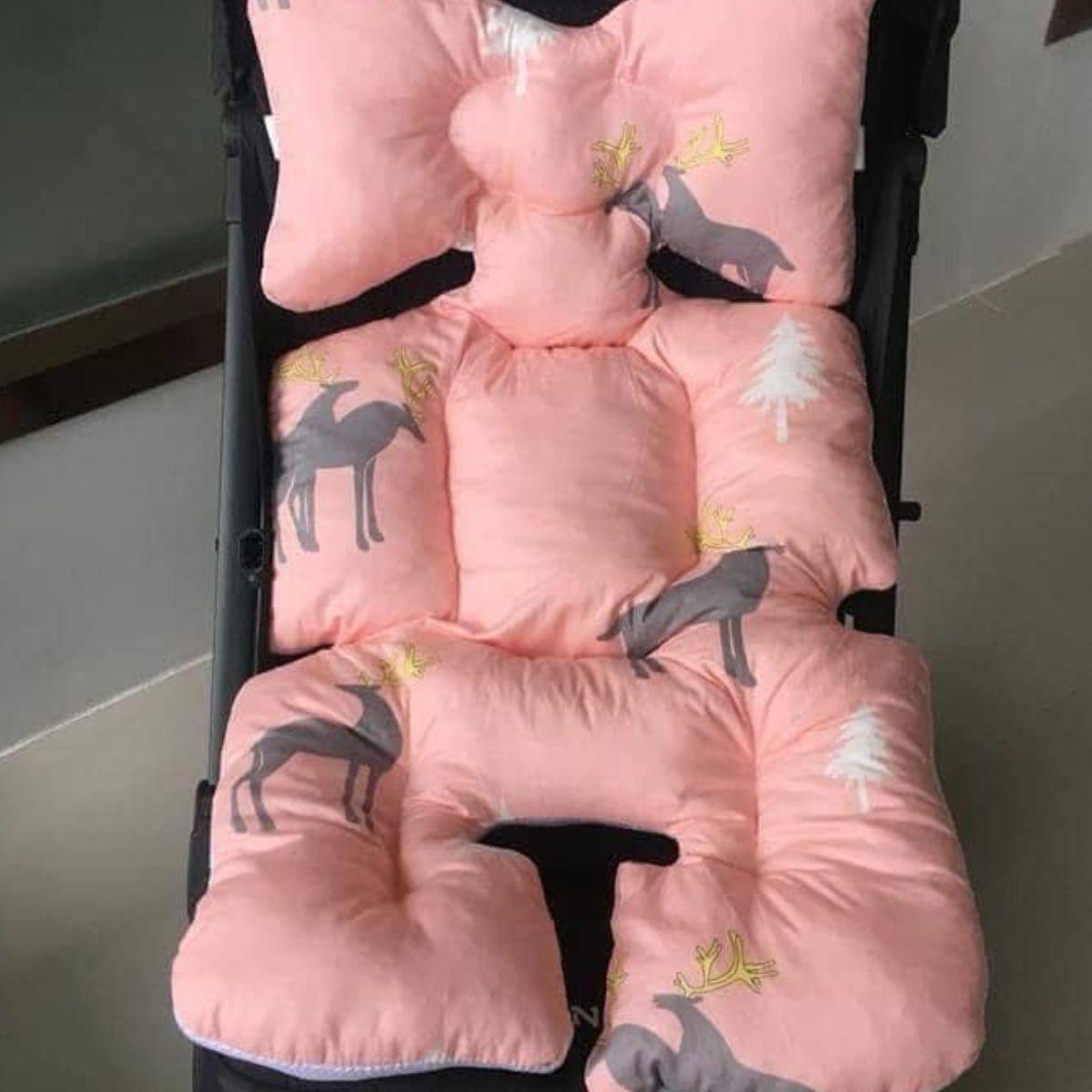 COJIN ACOLCHADO PARA CARRITO SUAVE ERGONOMICO BEBE LAU-4