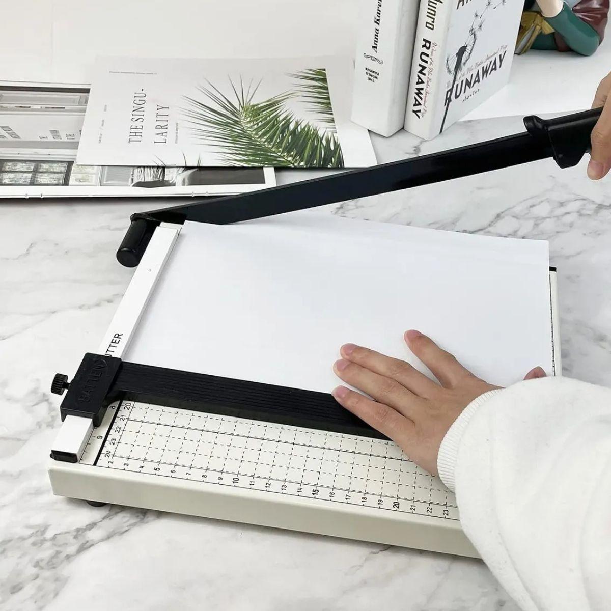 GUILLOTINA DE PAPEL A4 CORTADOR OFICINA ESCOLAR LAU-2