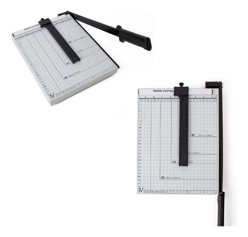 GUILLOTINA DE PAPEL A4 CORTADOR OFICINA ESCOLAR LAU-4