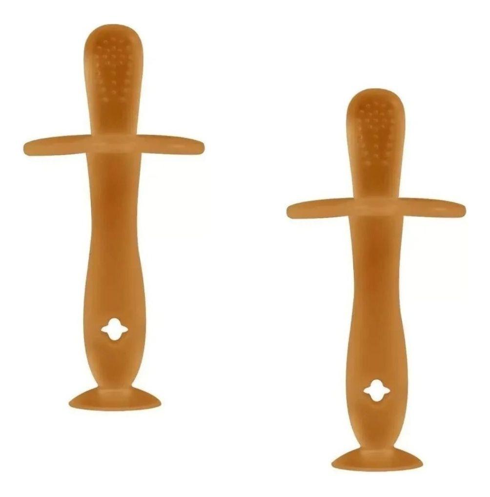 SET 8 CEPILLOS DE DIENTES SILICONA ENTRENAMIENTO BEBE LAU-3