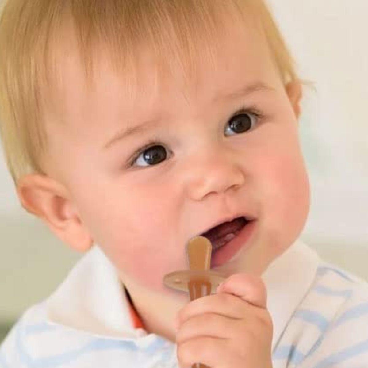 SET 8 CEPILLOS DE DIENTES SILICONA ENTRENAMIENTO BEBE LAU-5