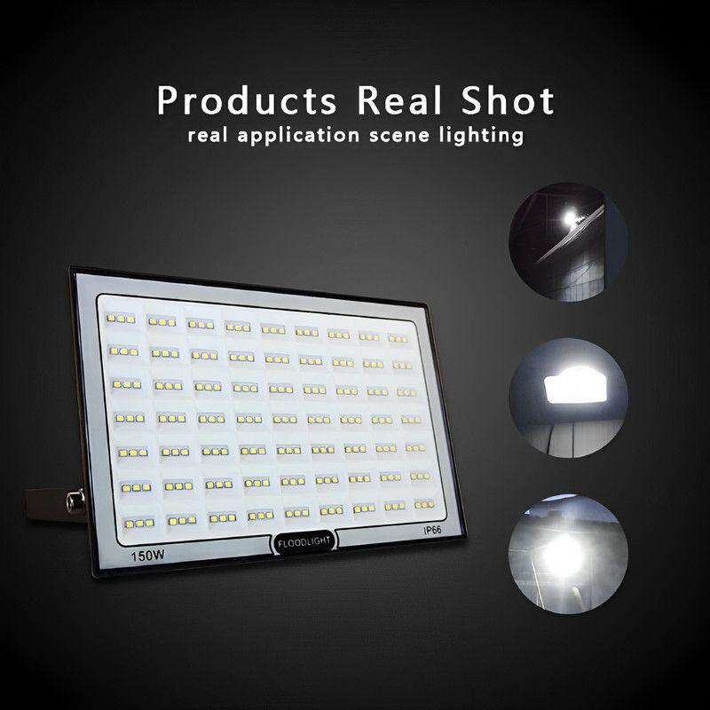 Reflector LED Exterior 100W Hogar Jardin Alumbrado Lau-5