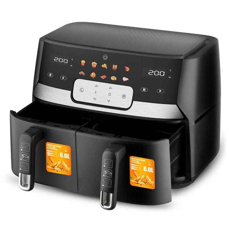 Freidora Aire 12L Doble Cesta Tecnologia Digital Cocina Lau-2