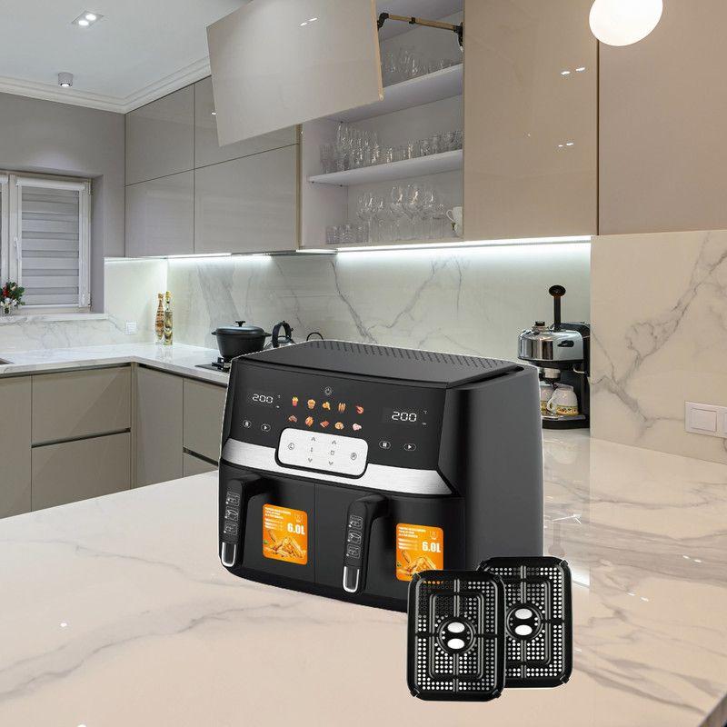 Freidora Aire 12L Doble Cesta Tecnologia Digital Cocina Lau-4