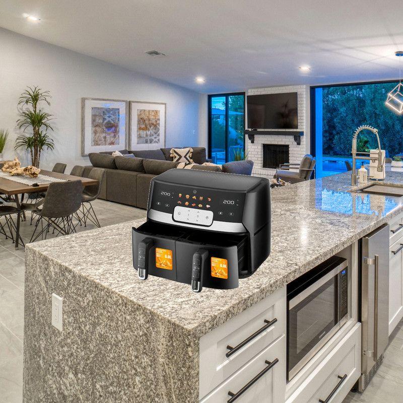 Freidora Aire 12L Doble Cesta Tecnologia Digital Cocina Lau-9