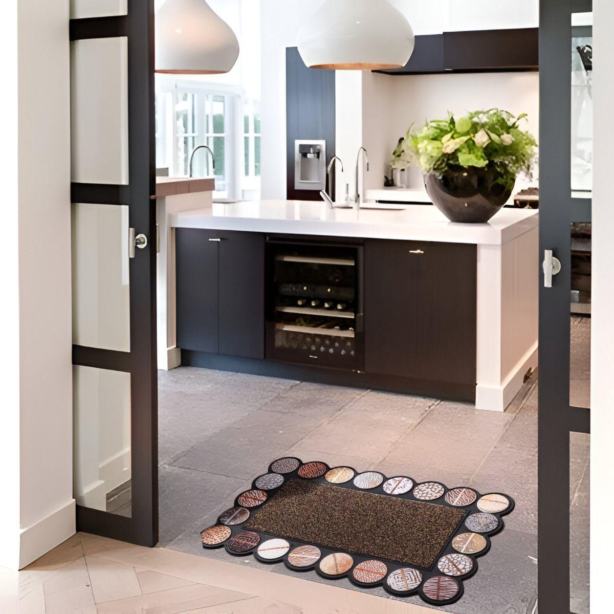 Alfombra Decorativa Goma 3D Interior Exterior Jhn-6