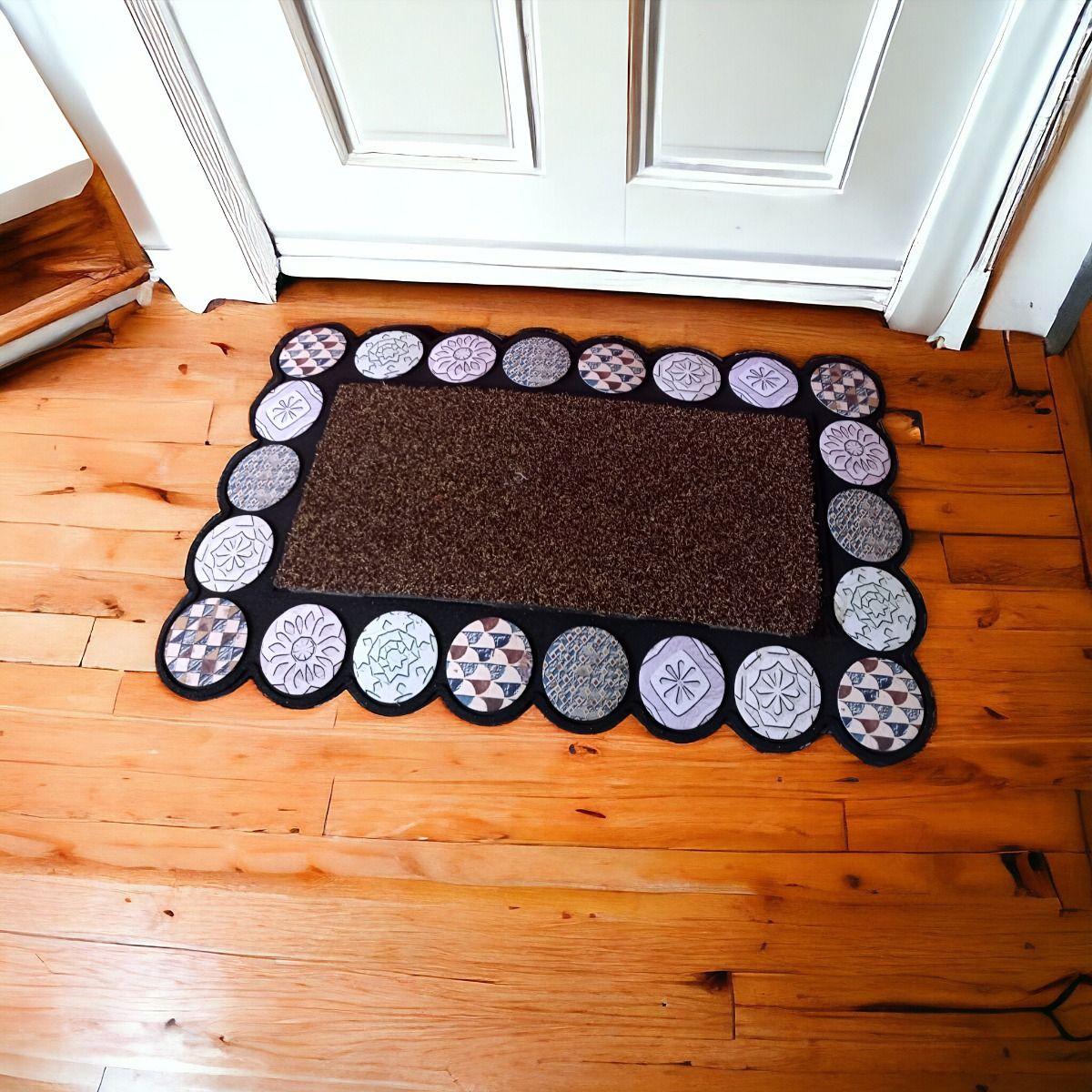 Alfombra Decorativa Goma 3D Interior Exterior Jhn-8