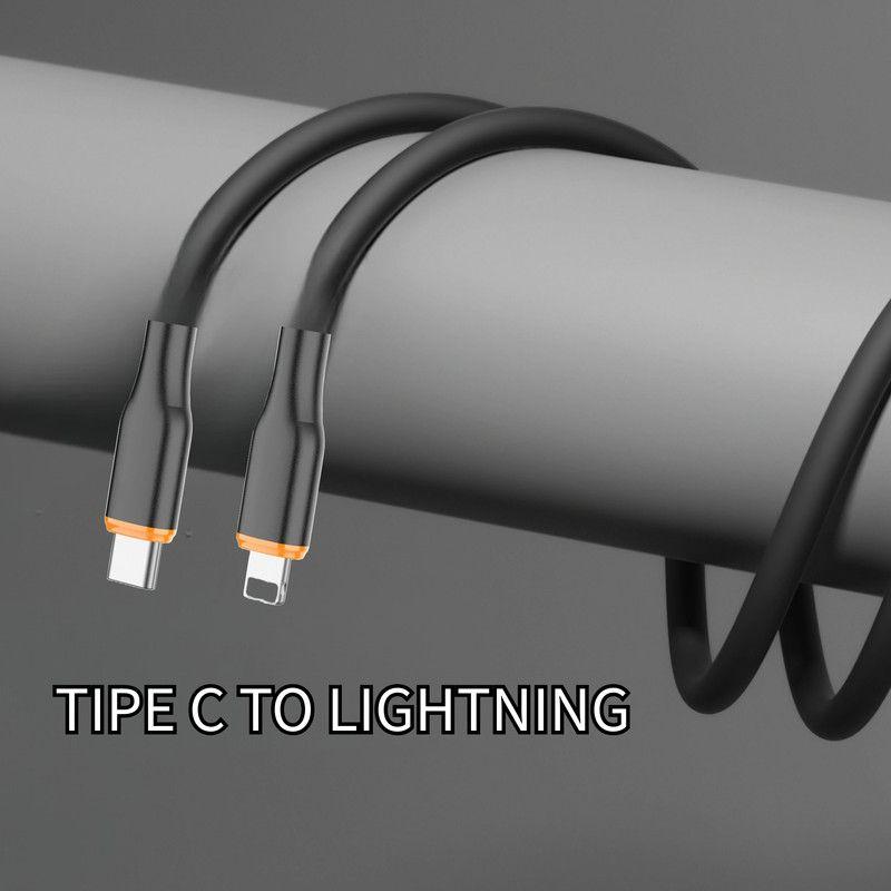 Set 4 Cables Tipo C To Lightning Carga Rapida Telefono Lau-7