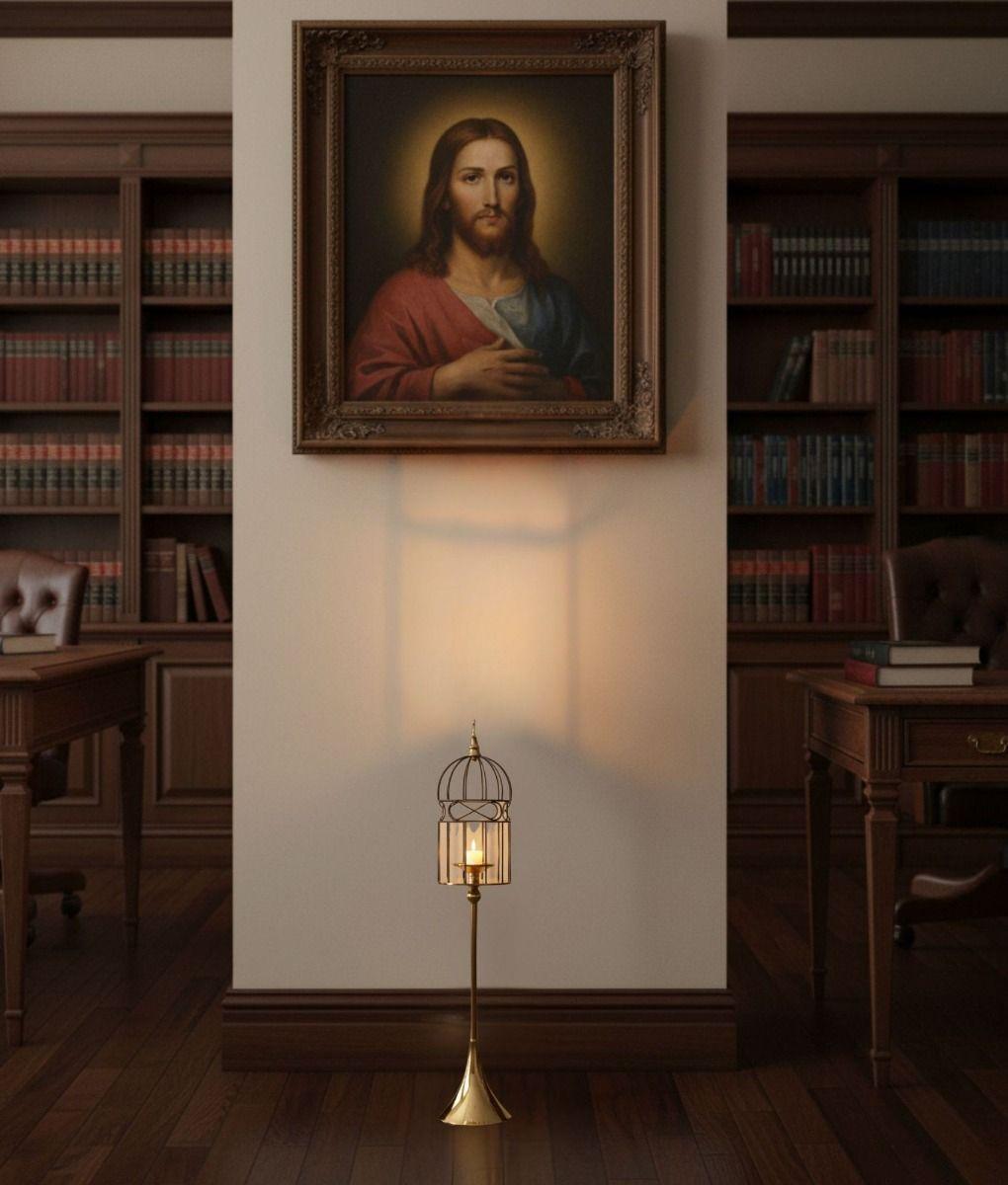 Portavelas Decorativo Multifuncional Candelabro Jaula Jhn-8