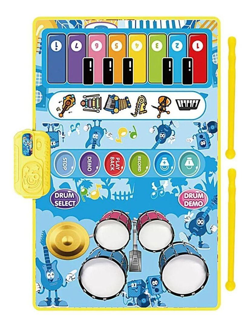 TAPETE ALFOMBRA MUSICAL INTERACTIVO SENSORIAL BEBE LAU-0