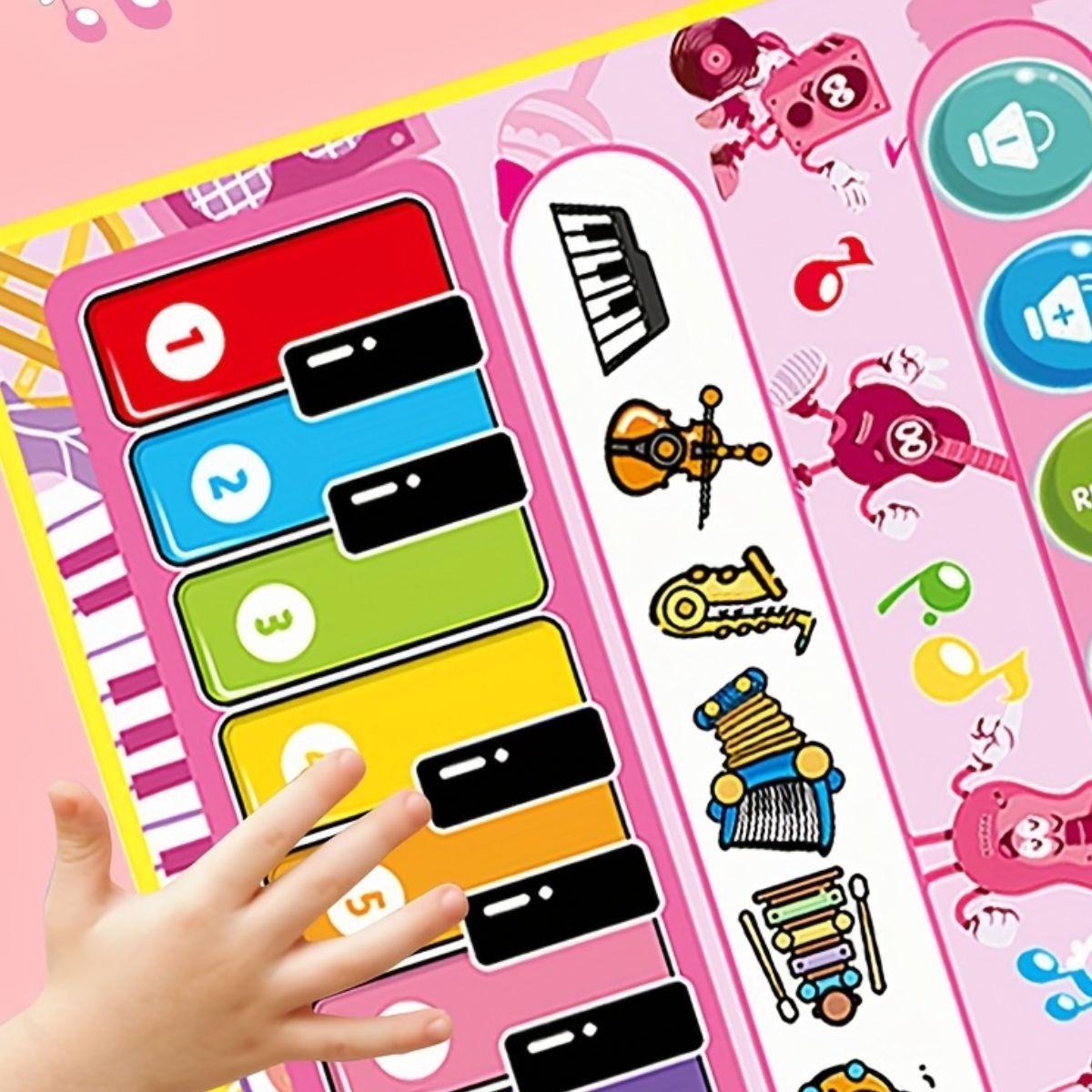 TAPETE ALFOMBRA MUSICAL INTERACTIVO SENSORIAL BEBE LAU-1