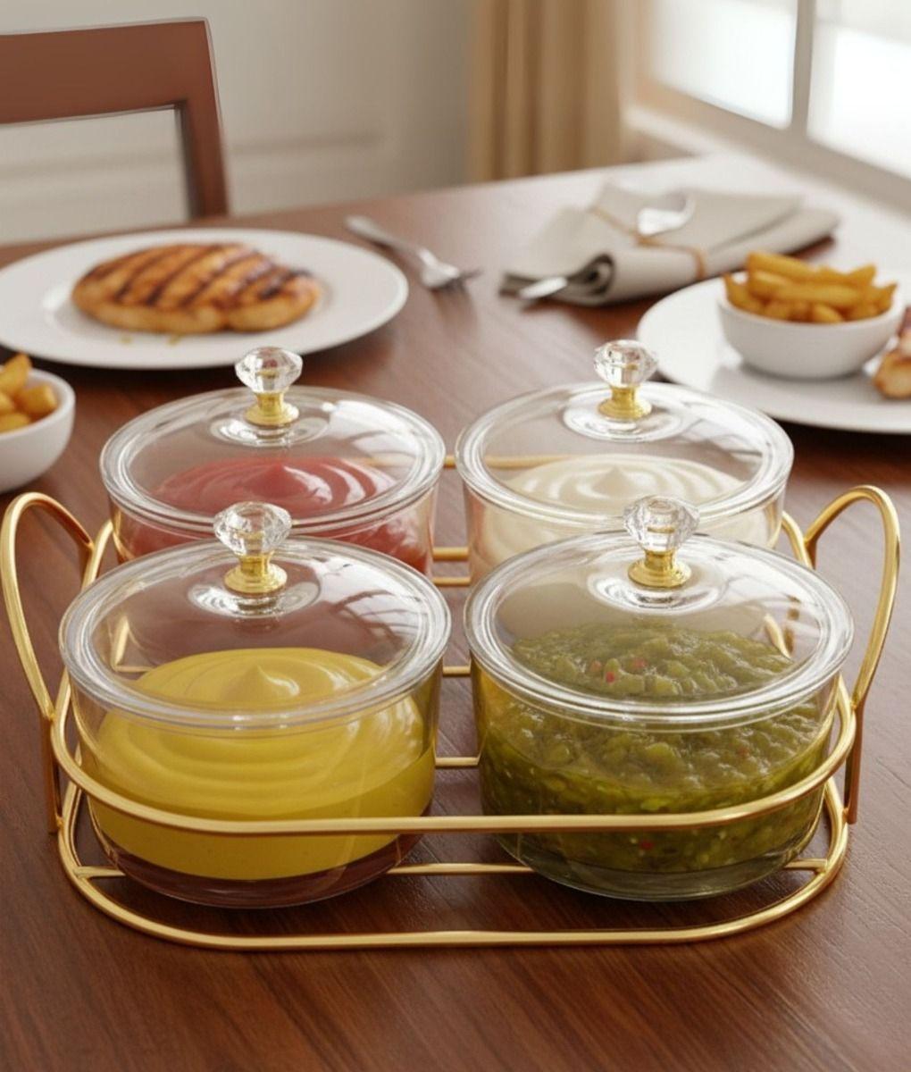 Juego Frasco Decorativo Multifuncional Adorno Moderno Jhn-7