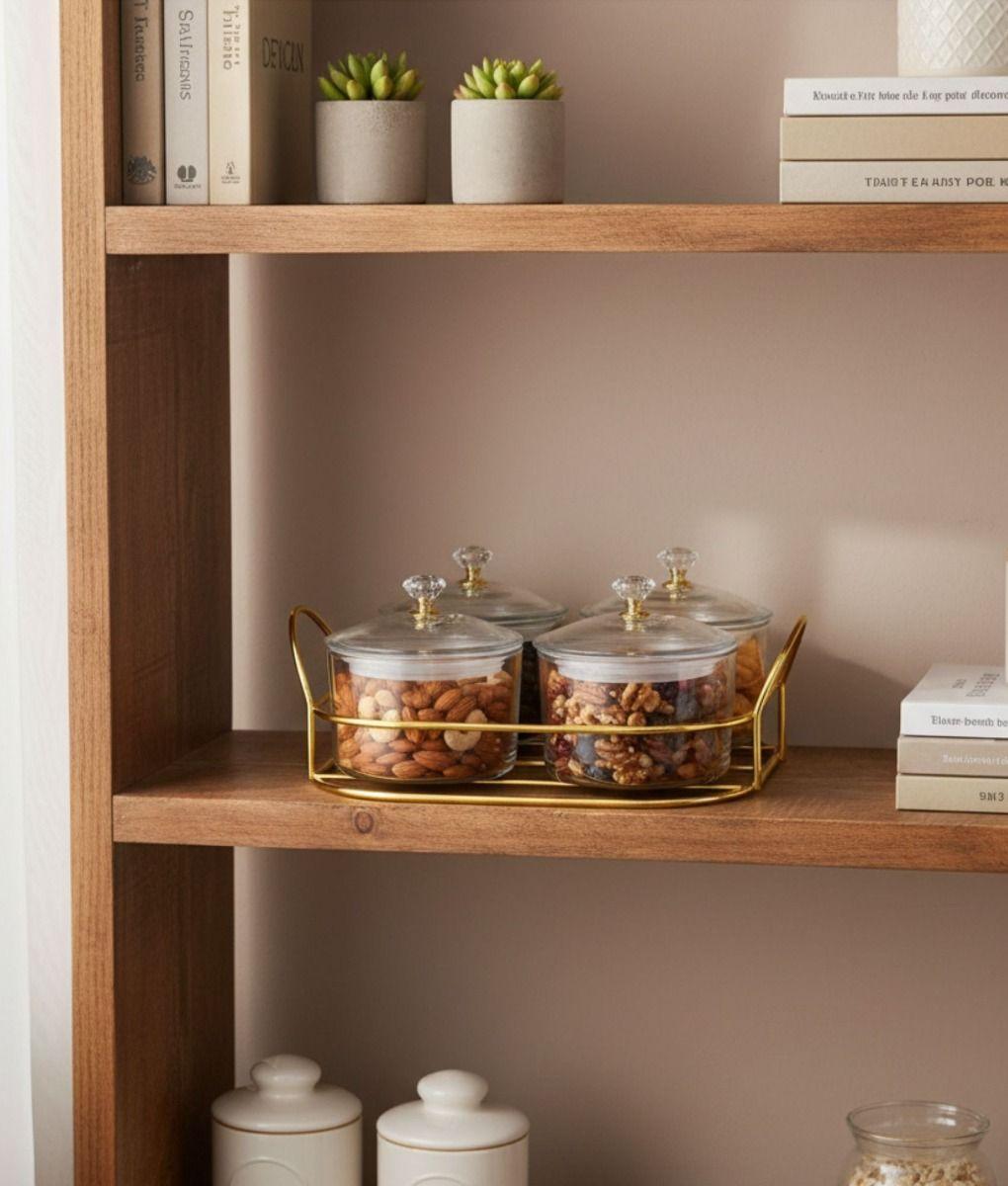 Juego Frasco Decorativo Multifuncional Adorno Moderno Jhn-8