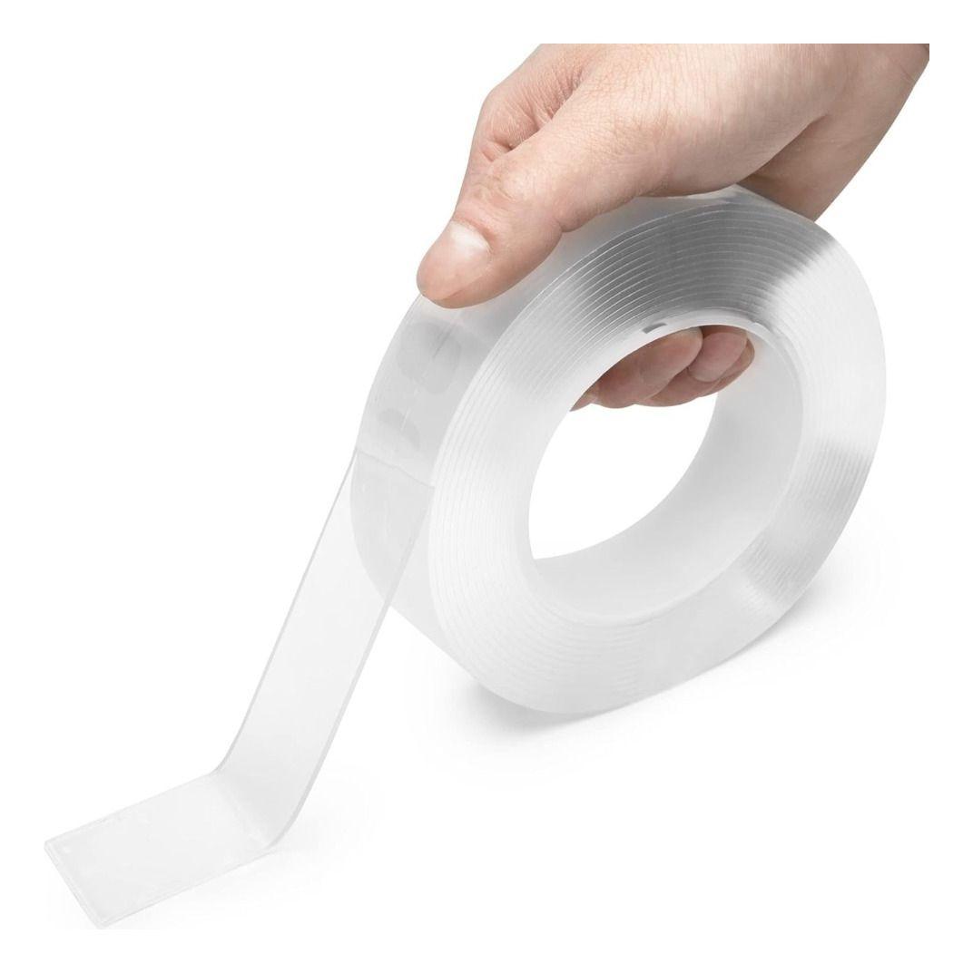 Set 4 Cinta Doble Cara Adhesiva Multiusos Gel 18mm Jhn-2