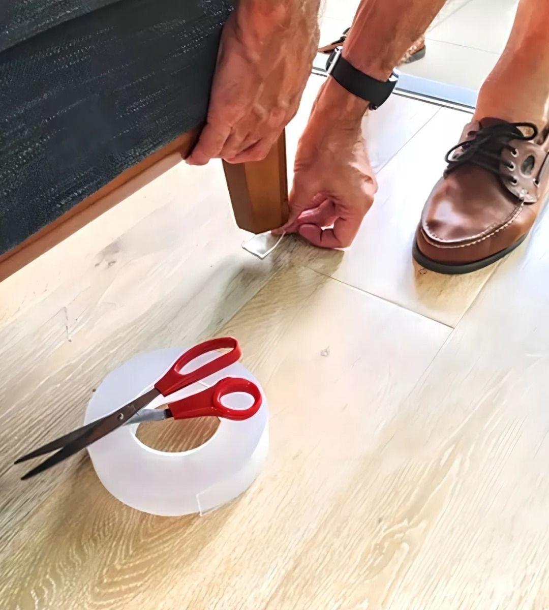 Set 4 Cinta Doble Cara Adhesiva Multiusos Gel 18mm Jhn-6