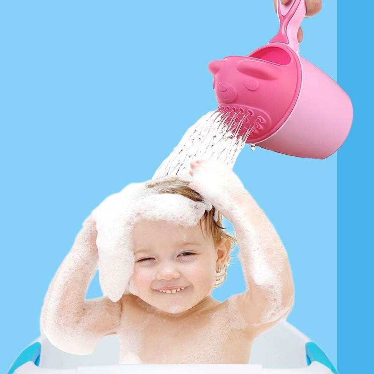 SET 6 JUGUETE TAZA ENJUAGUE CHAMPU FORMA CASCADA SUAVE LAU-7