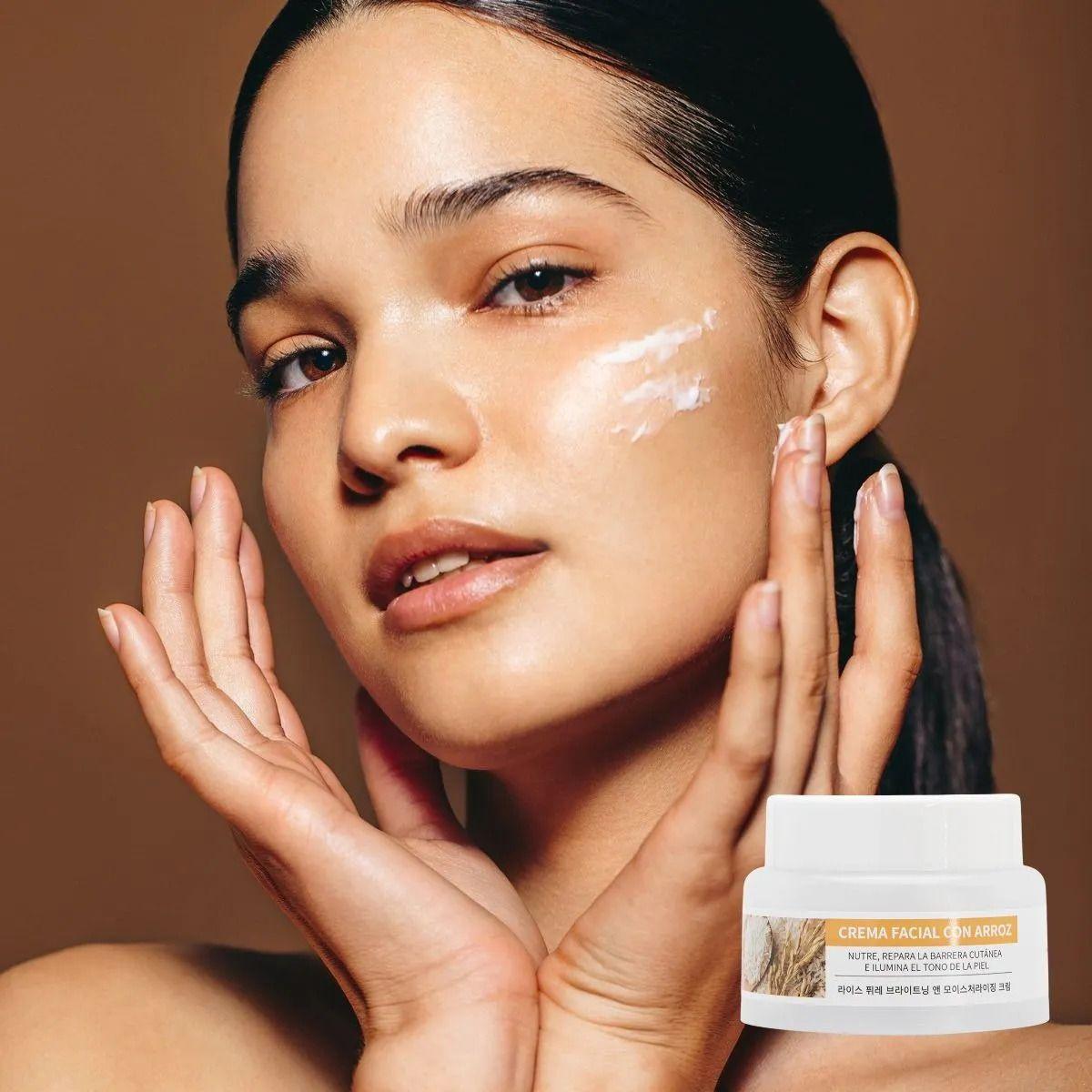 CREMA FACIAL NUTRITIVA EXTRACTO DE ARROZ HIDRATA REPARA LAU-8
