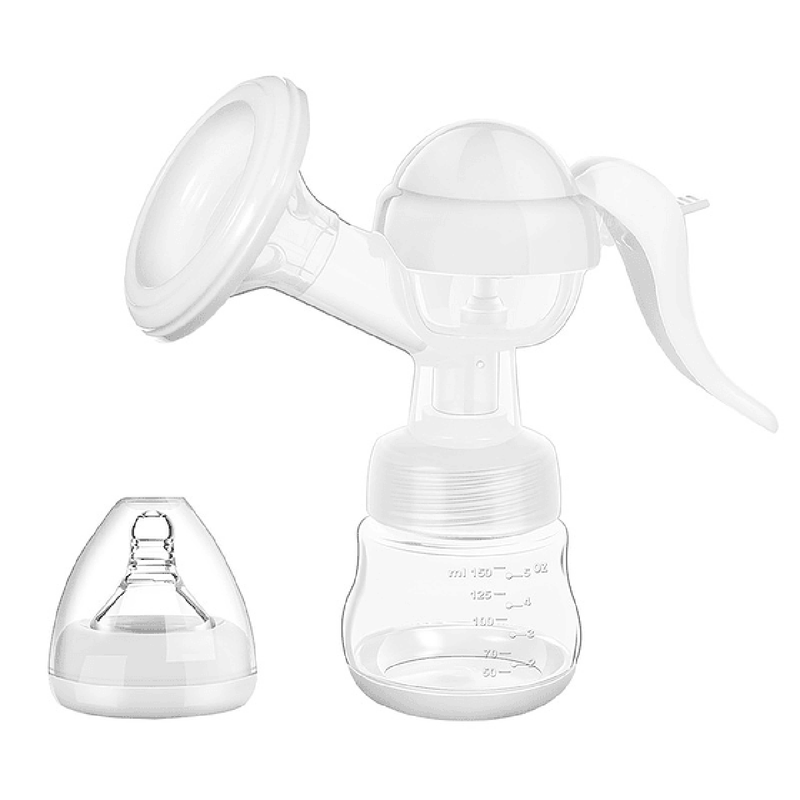 Extractor Leche Manual Vaso Boca Ancho Mamas Bebes Lau-4