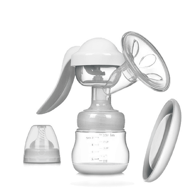 Extractor Leche Manual Vaso Boca Ancho Mamas Bebes Lau-0