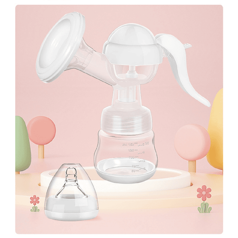 Extractor Leche Manual Vaso Boca Ancho Mamas Bebes Lau-3
