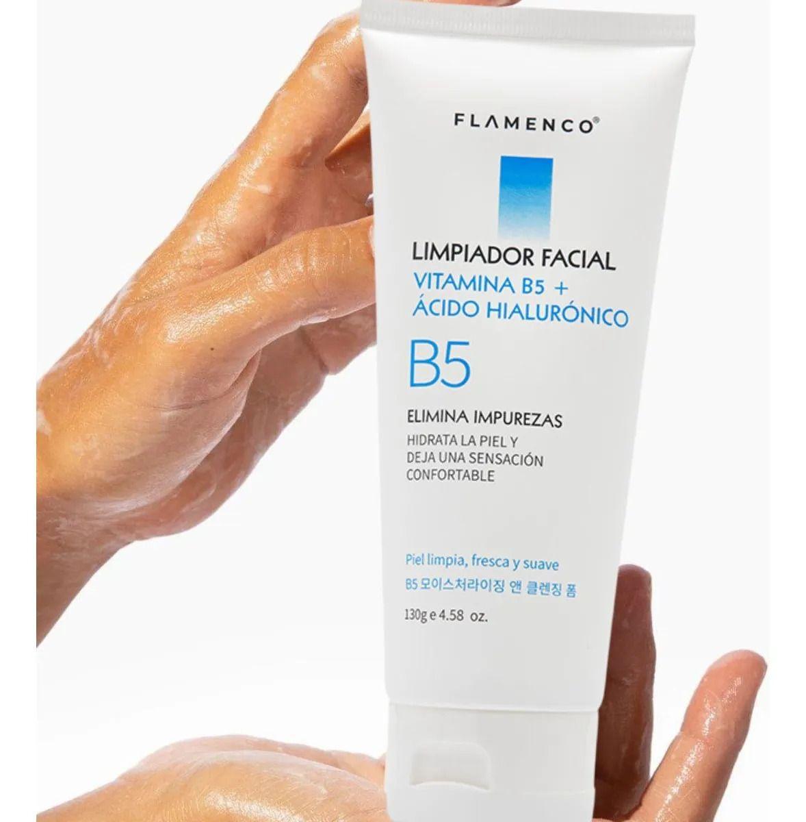 SET 2 LIMPIADOR FACIAL VITAMINA B5 CON ACIDO HIALURONICO LAU-3