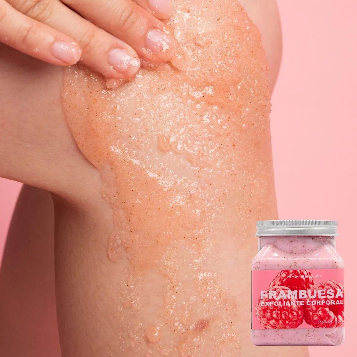 SET 2 EXFOLIANTES CORPORAL FRAMBUESA TODO TIPO DE PIEL  LAU-4