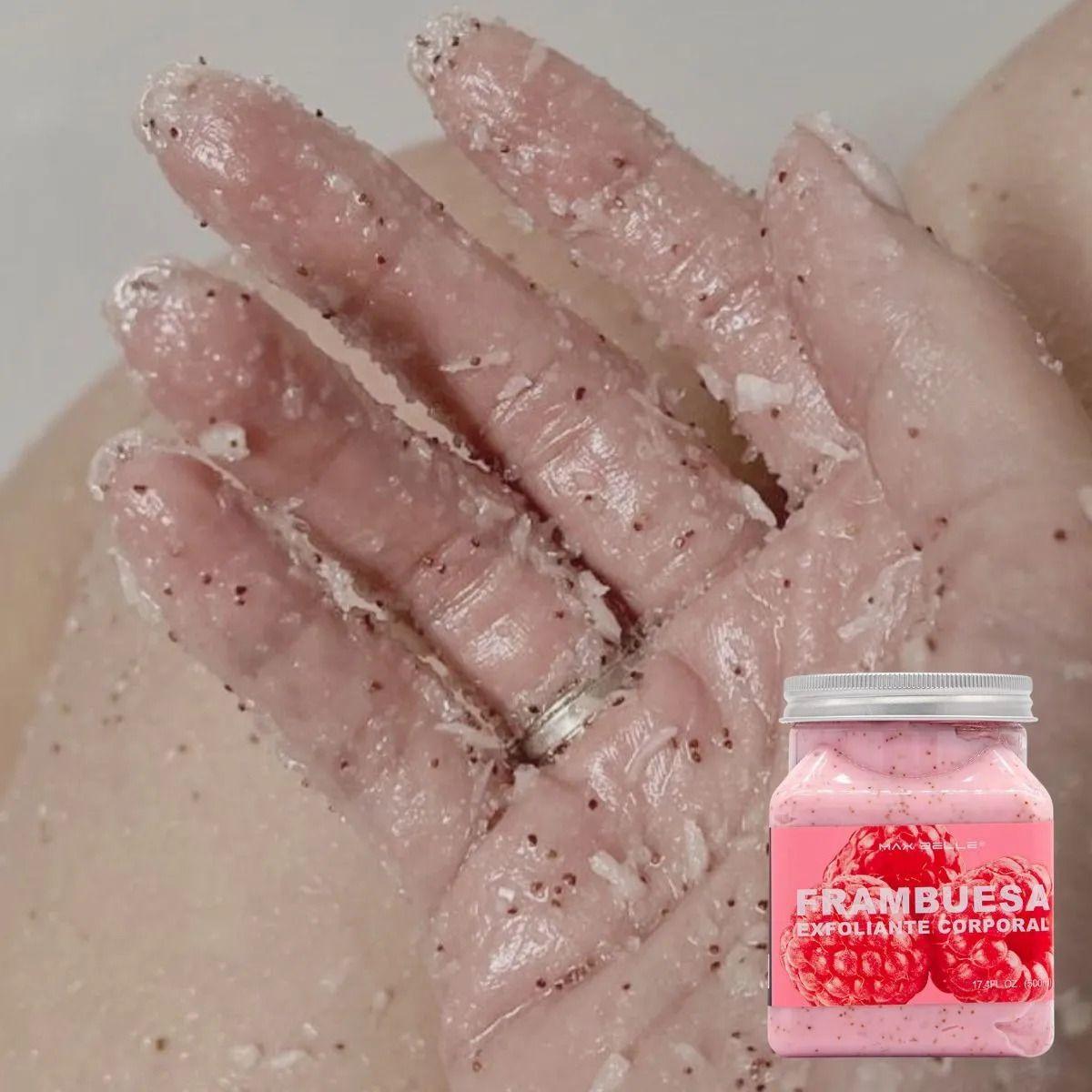 SET 2 EXFOLIANTES CORPORAL FRAMBUESA TODO TIPO DE PIEL  LAU-5