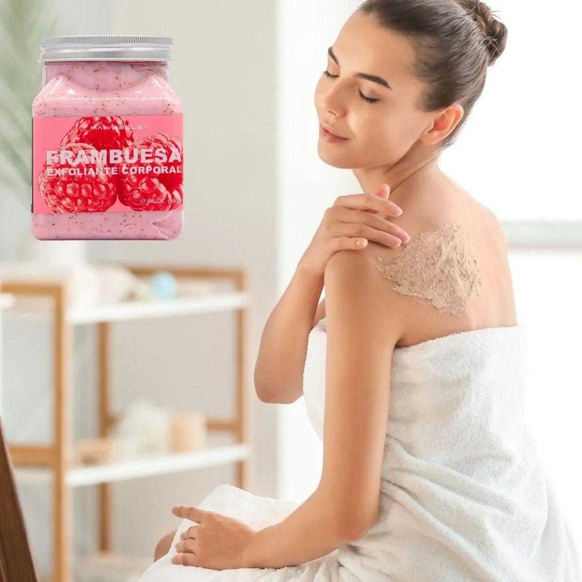 SET 2 EXFOLIANTES CORPORAL FRAMBUESA TODO TIPO DE PIEL  LAU-6