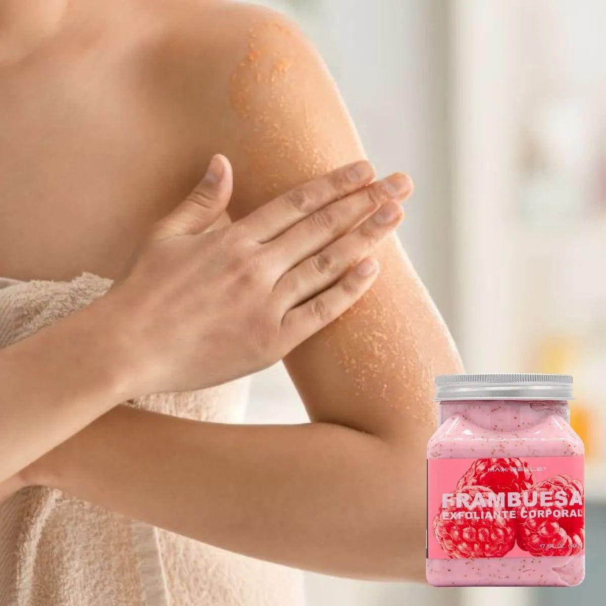 SET 2 EXFOLIANTES CORPORAL FRAMBUESA TODO TIPO DE PIEL  LAU-7
