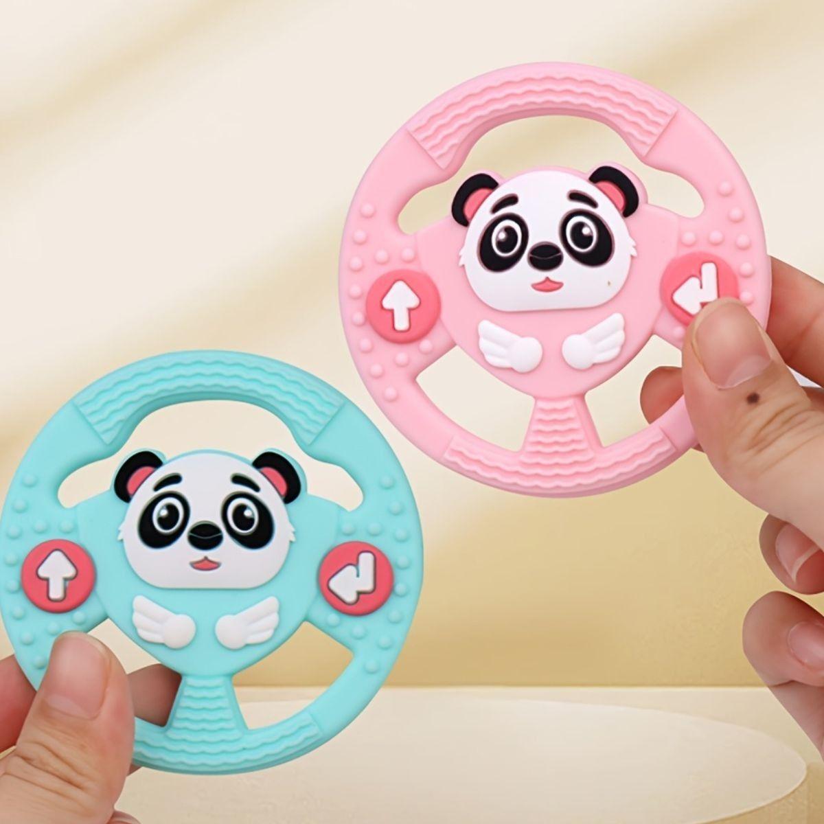 SET 5 MORDEDORES RASCA ENCIAS FORMA ANILLO DISEÑO PANDA LAU-4