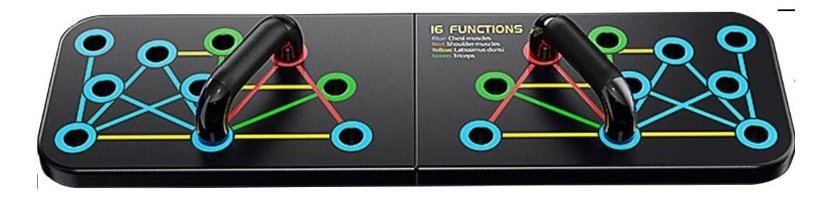 TABLERO PARA EXTENSIONES DE BRAZOS PUSH UP ENTRENA LAU -0