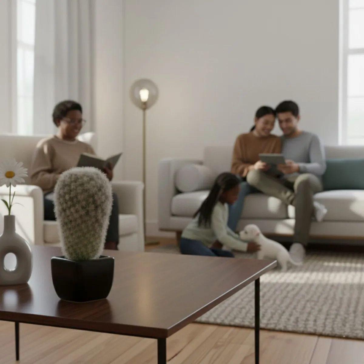 Planta Artificial Decorativa Cactus Ornamental Botánica Jhn-2